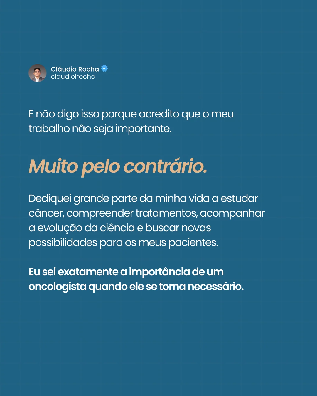 Oncologia e acolhimento — lâmina 2 de 7