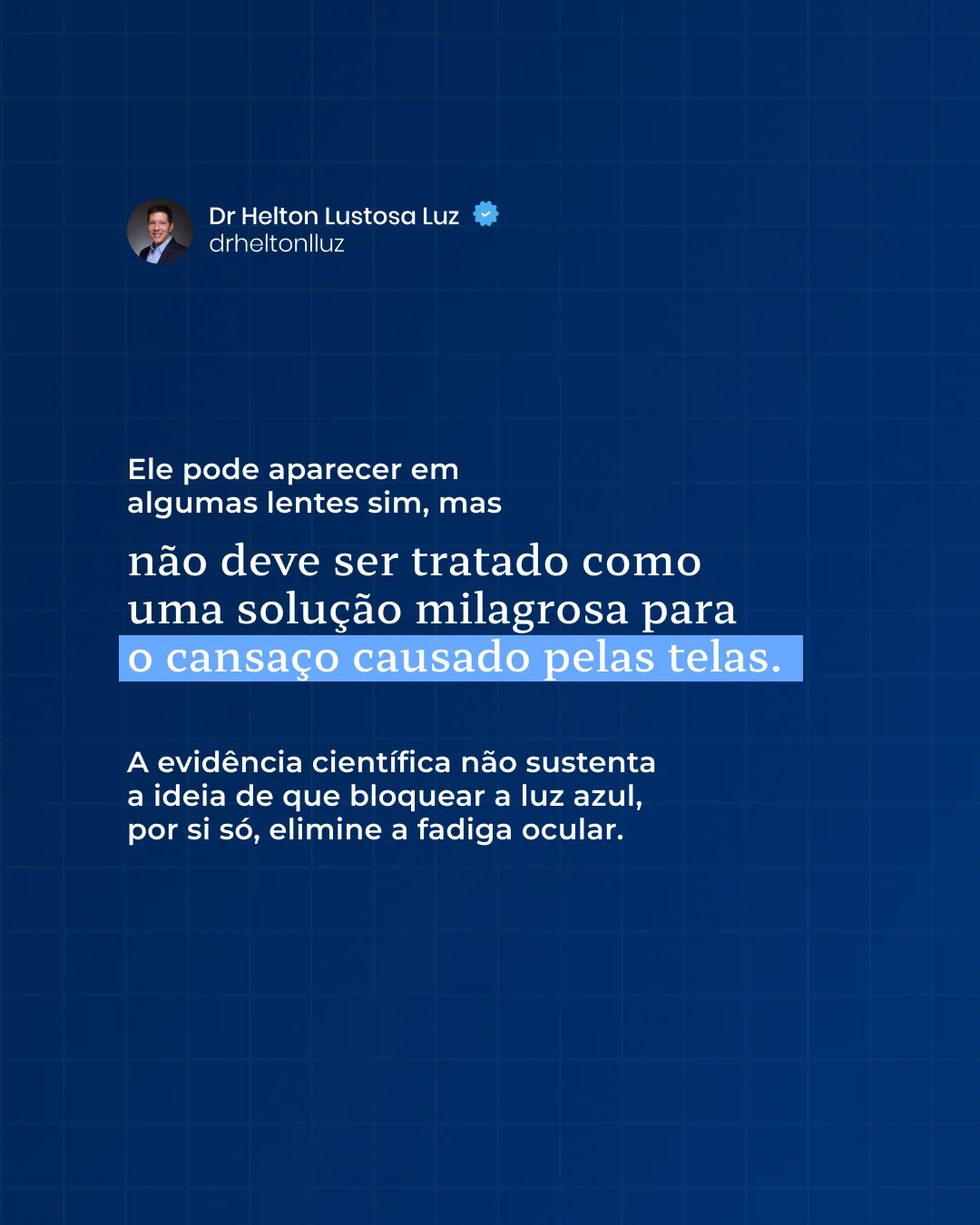 Saúde ocular e uso de lentes — lâmina 5 de 8